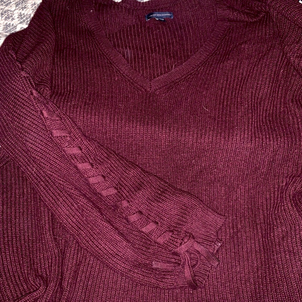 American Eagle Red Sweater